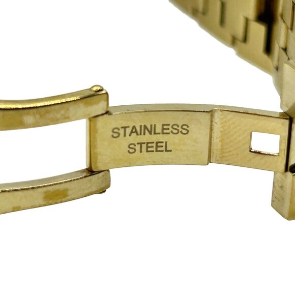 Tory Burch Reva Gold Toned Steel White Dial Quartz Ladies Watch TRB4011 - Picture 9 of 10